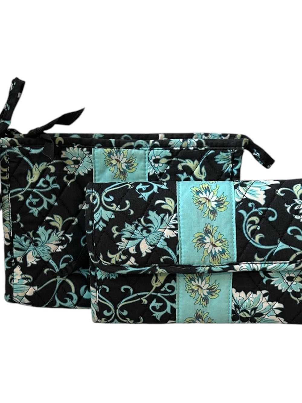 Vers Bradley Wallet & Makeup Bag Set Pattern Lemon Hill